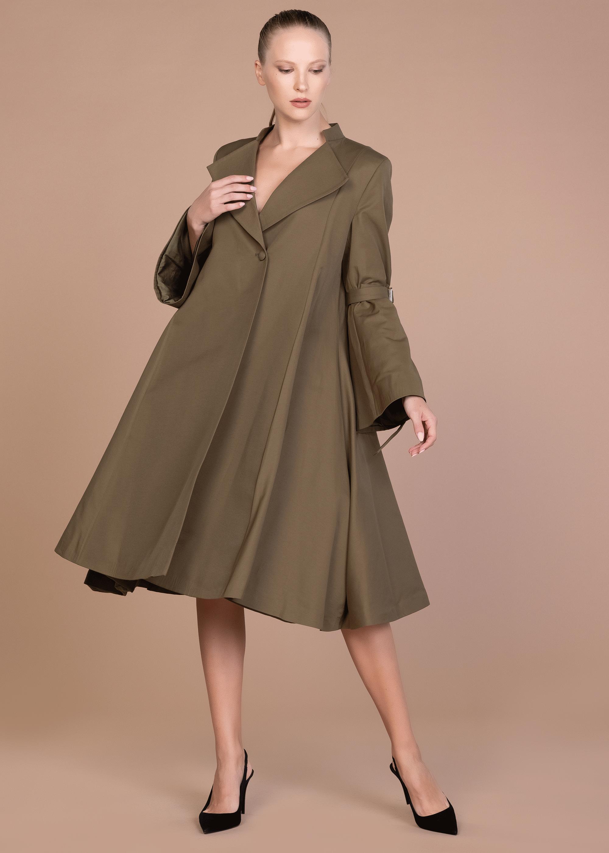 Coats and Jackets for women at Liliblanc online, Olive Green