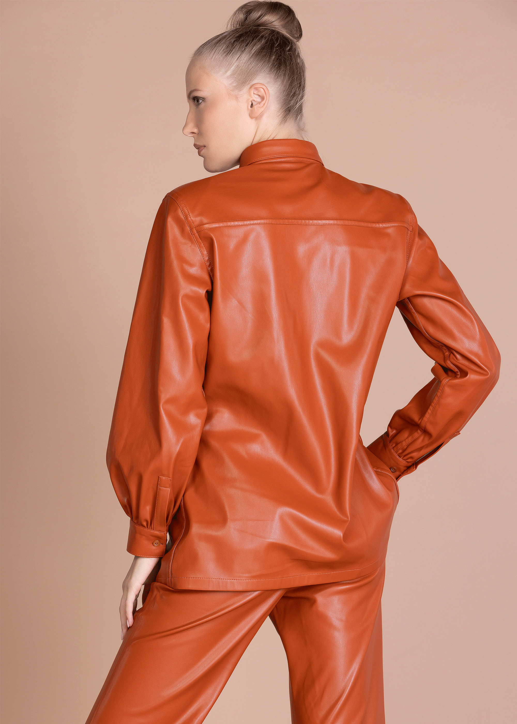 ELLE LEATHER SHIRT (B2B)