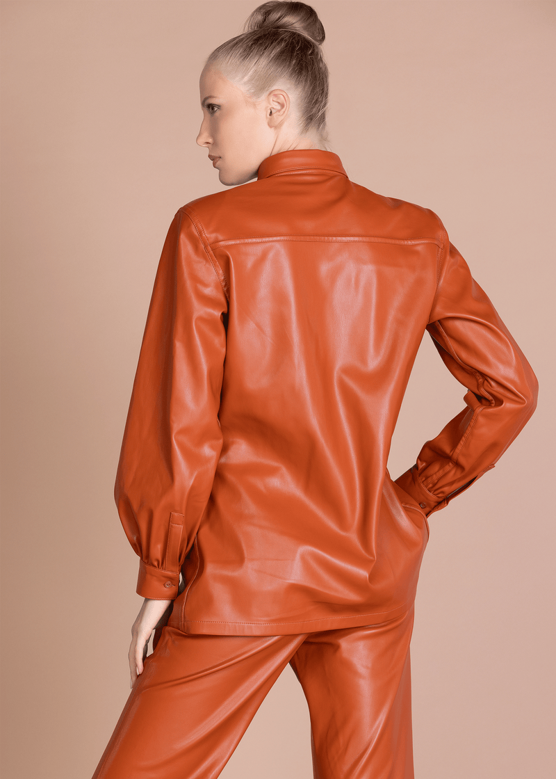 ELLE LEATHER SHIRT