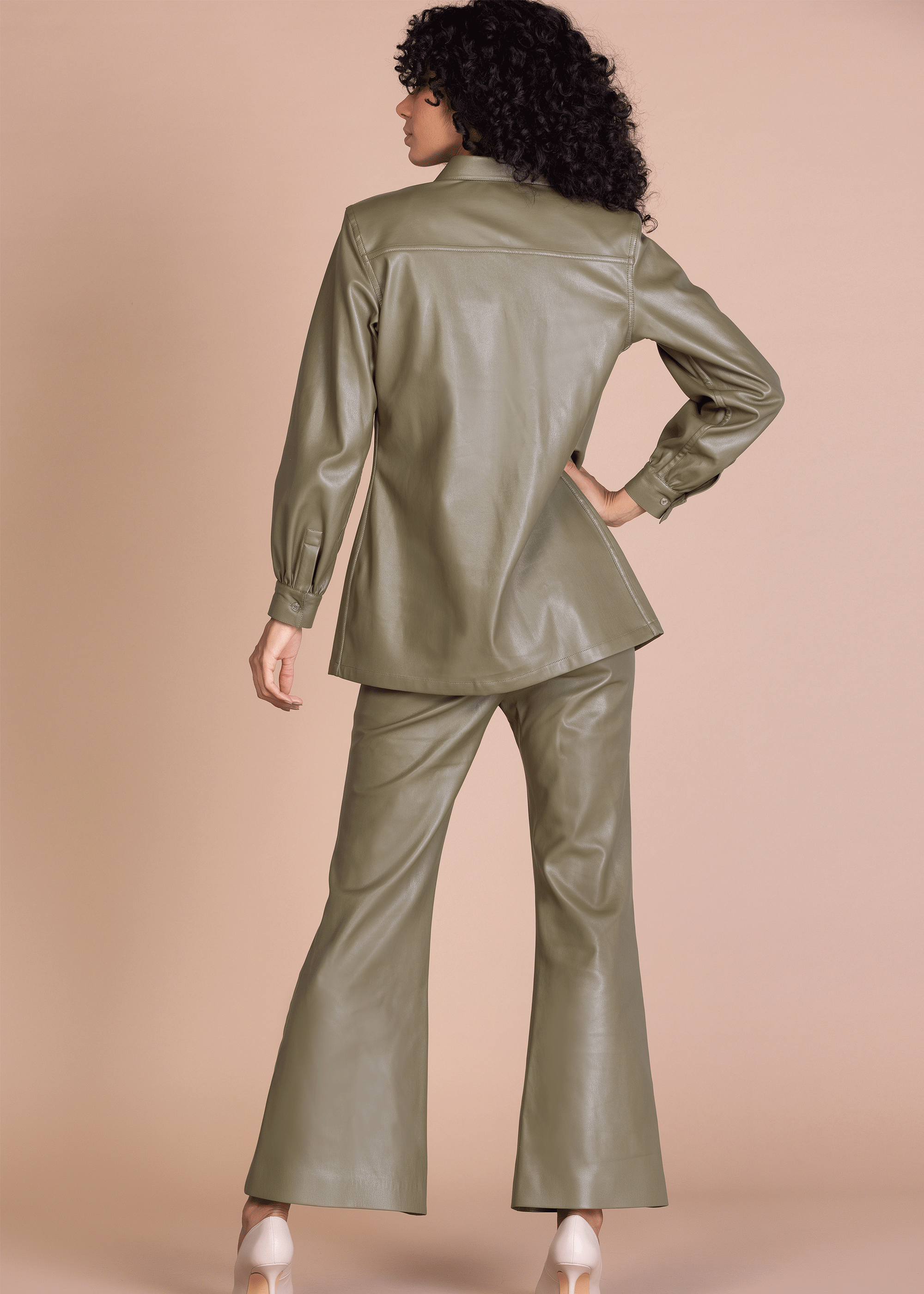 ELLE LEATHER SHIRT (B2B)