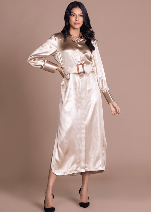 Sienna long Dress | Satin Dress | women's Dresses in Dubai UAE | long dresses | Liliblanc fashion