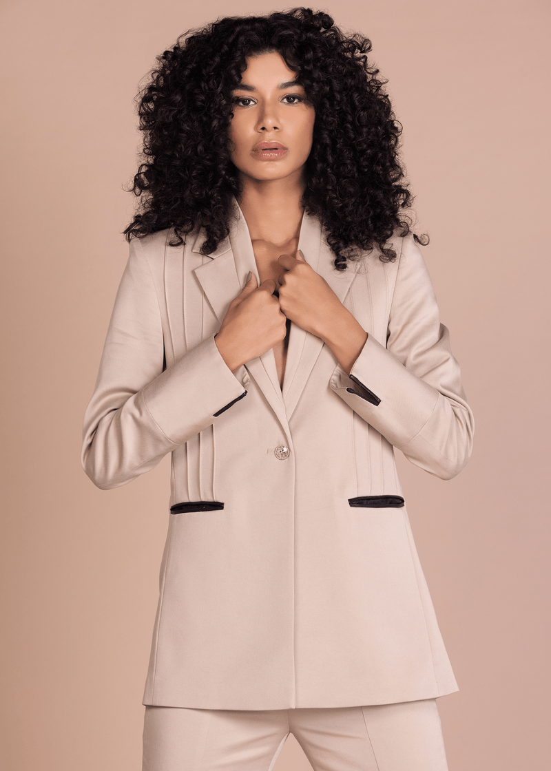 Notched collar blazer for women | caots and blazers for women | Liliblanc fashion