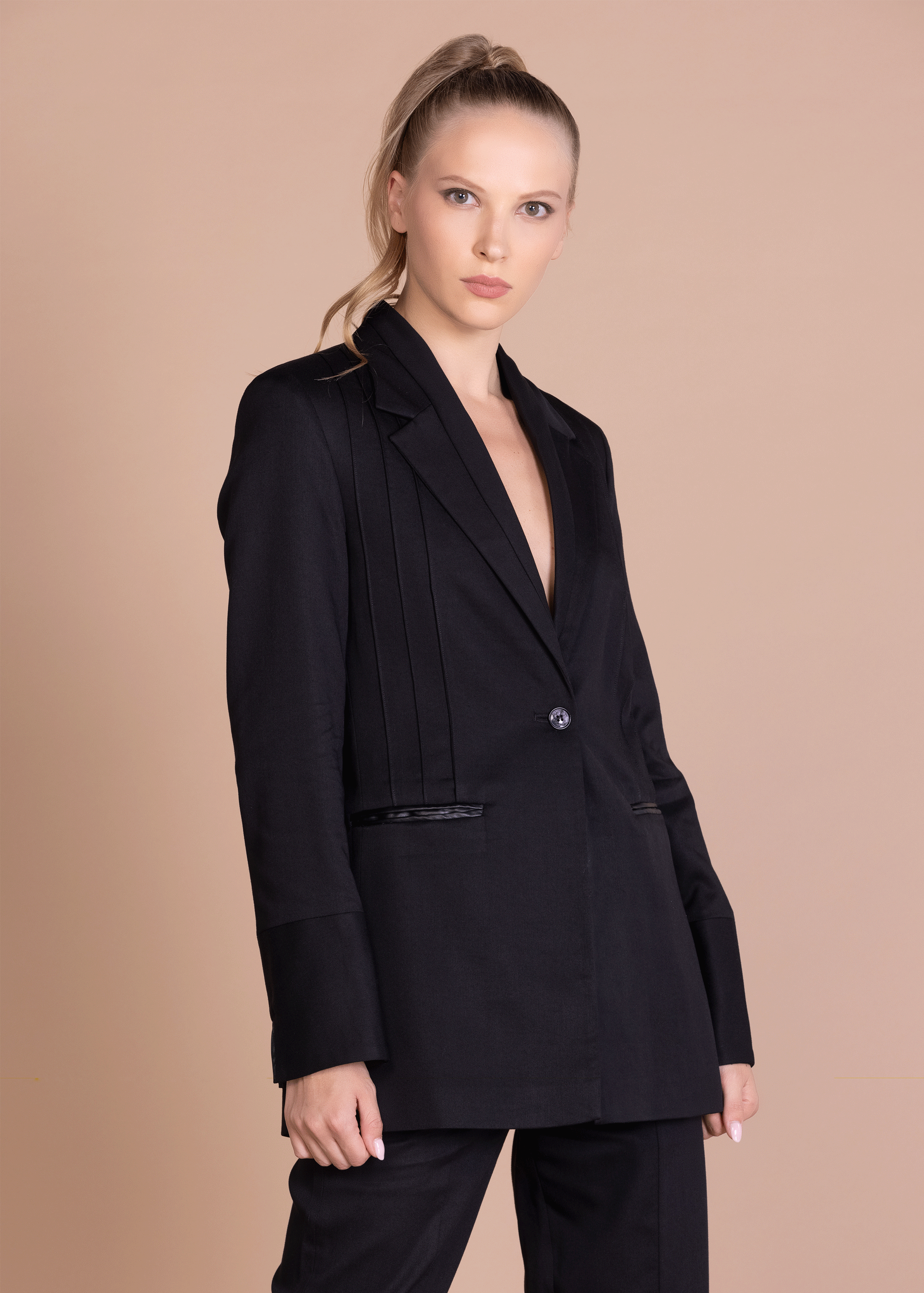 Women's Blazer fall winter 2021 Liliblanc, Black