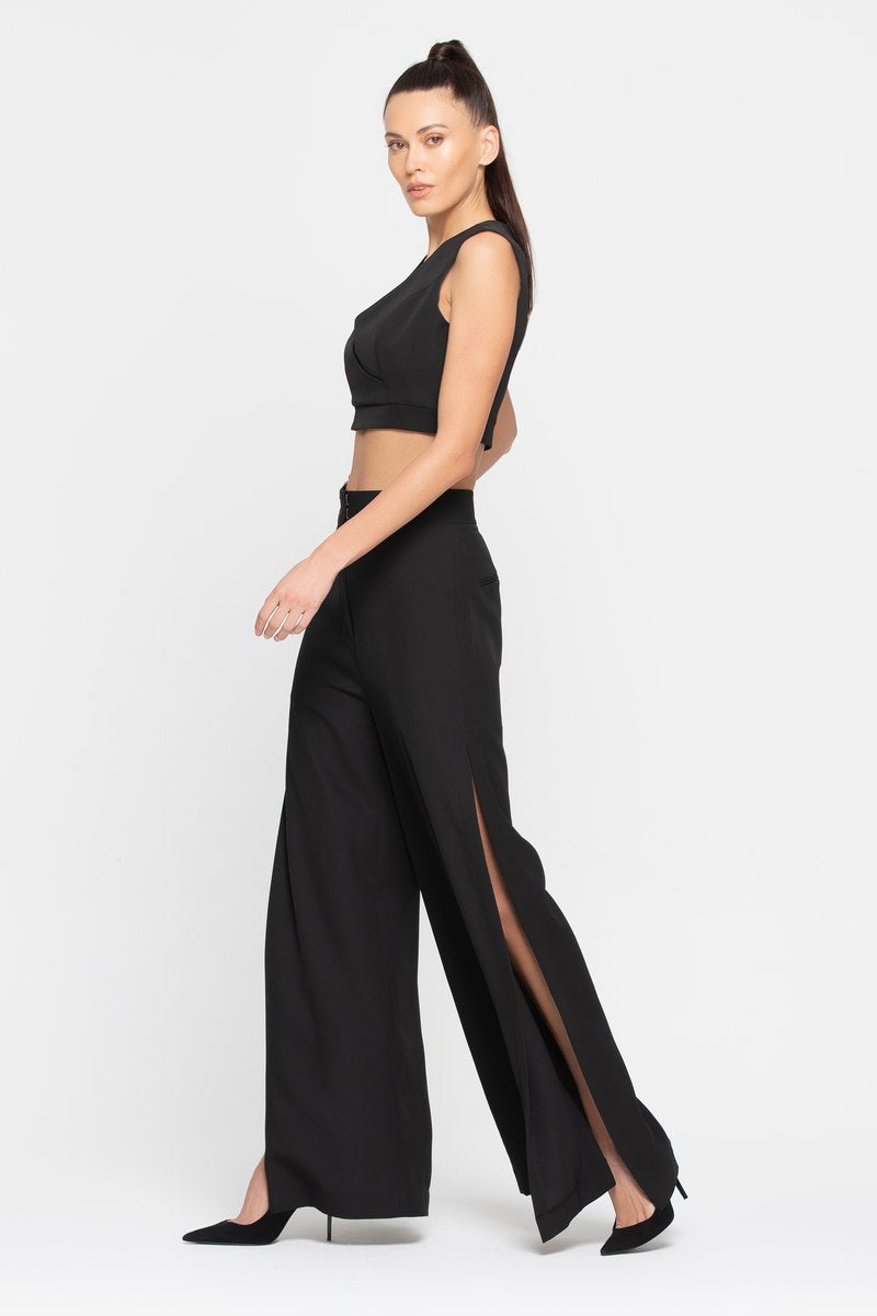 Elegant Wine & Black Lycra Solid Trousers Combo For Women - PrettyShopper  at Rs 999.00, Sidhi | ID: 2853177263830