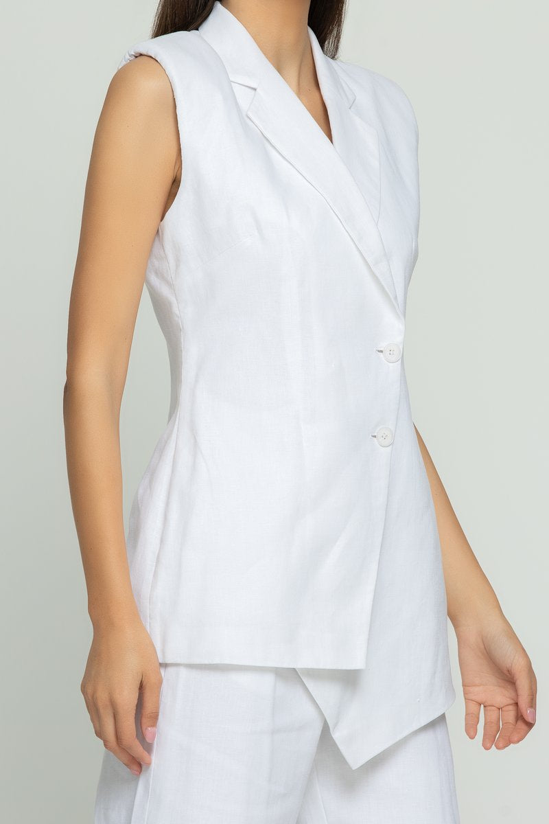 THE LILI LINEN VEST