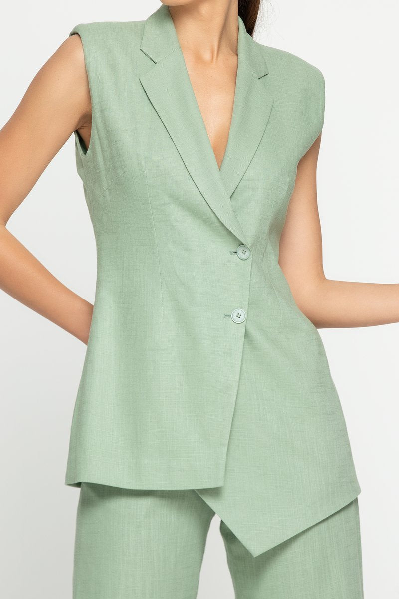 THE LILI LINEN VEST