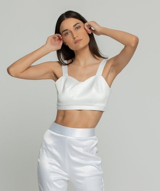 THE LADY S SATIN BRALETTE
