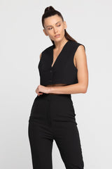 CLASSIC CROPPED VEST