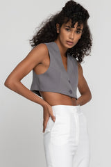 CLASSIC CROPPED VEST