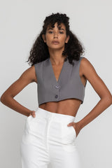 CLASSIC CROPPED VEST