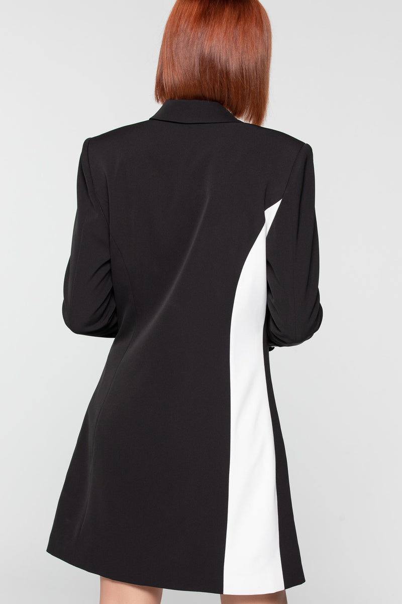 LILI OVERLAP BLAZER DRESS