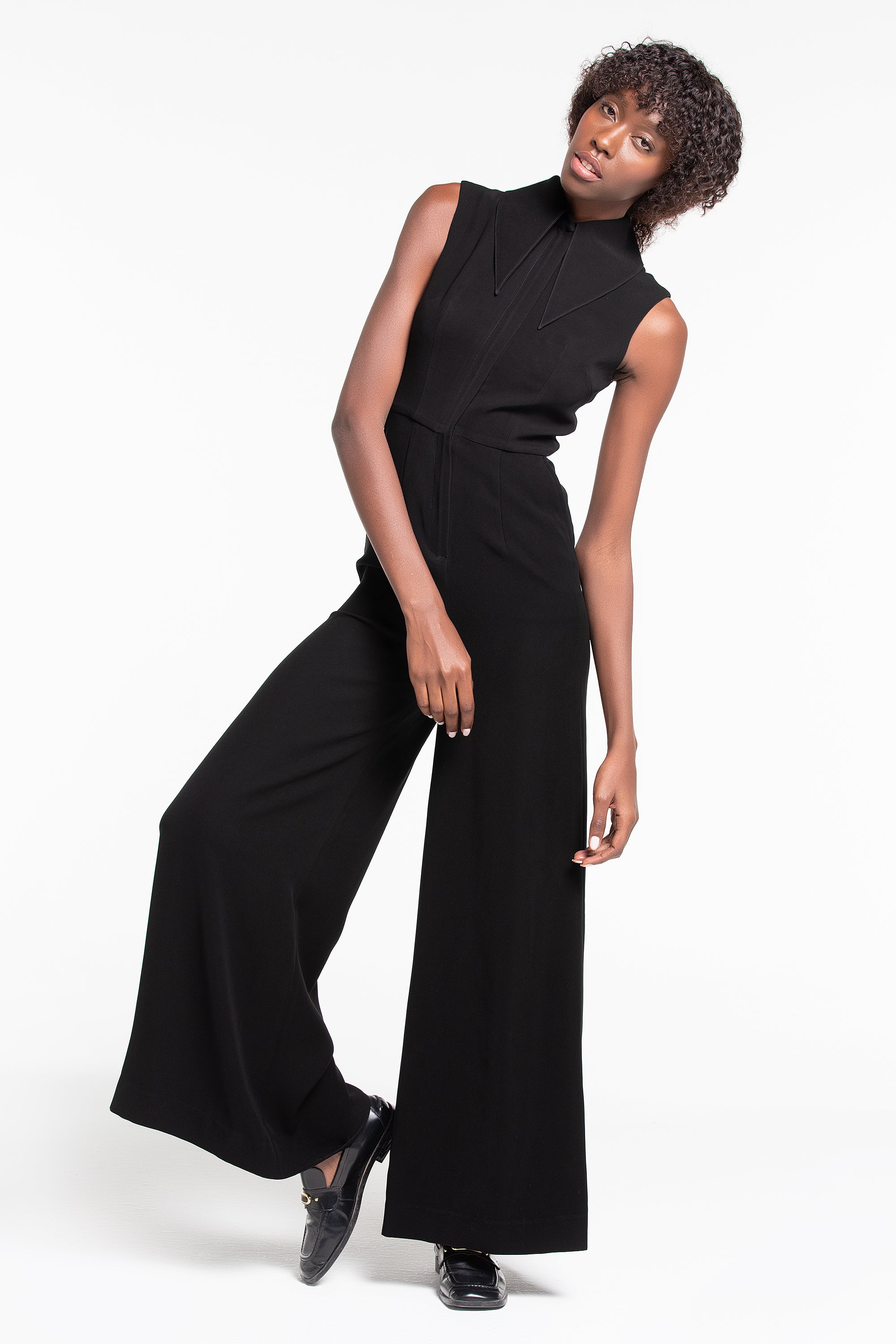 THE LILI ICONIC COLLAR JUMPSUIT (B2B)