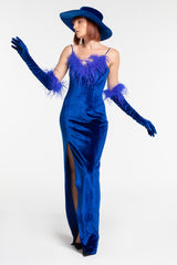 THE VELVET LONG DRESS