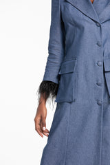 THE CLASSIC DENIM TRENCH COAT