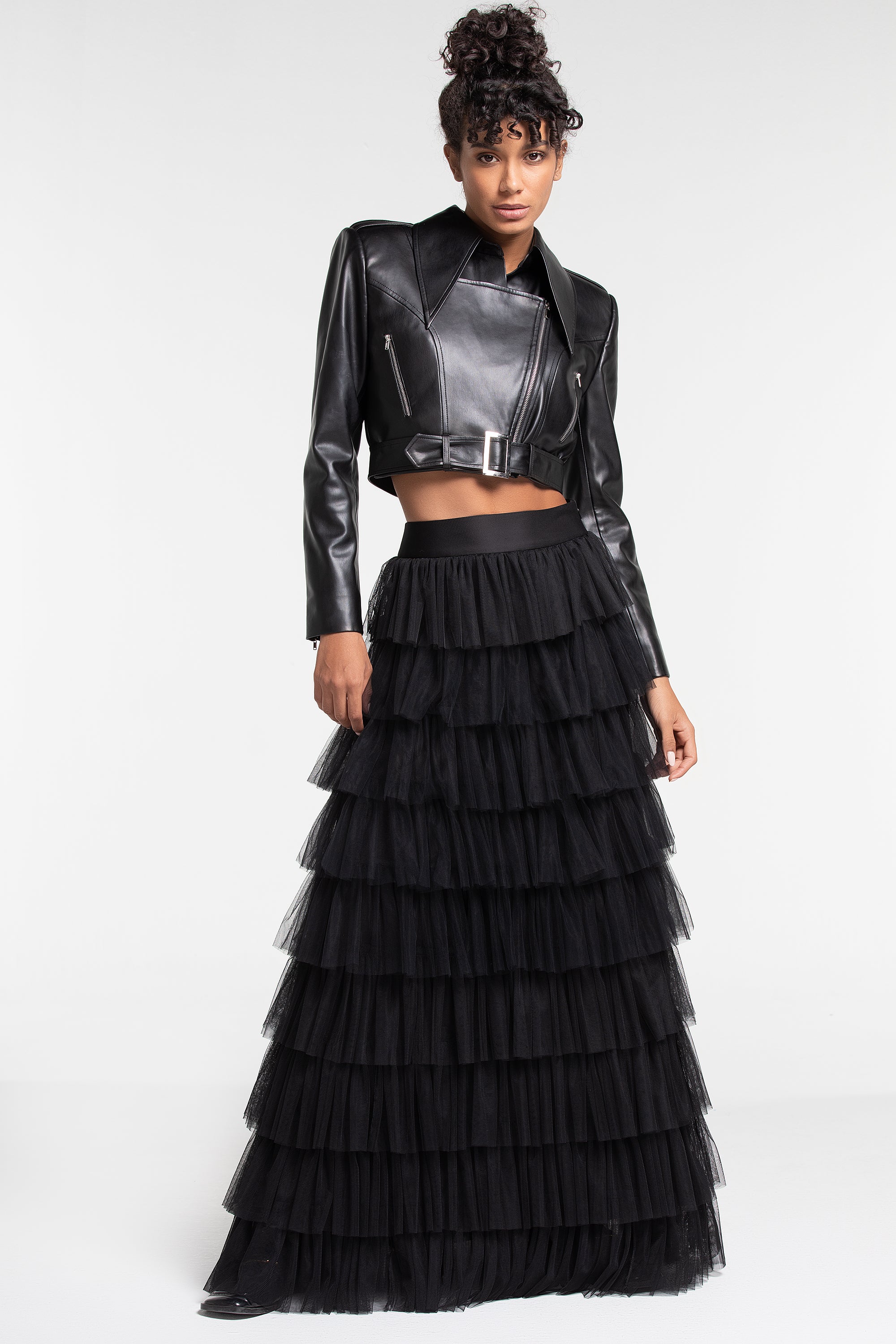 THE LAYERED LONG TULLE SKIRT (B2B)