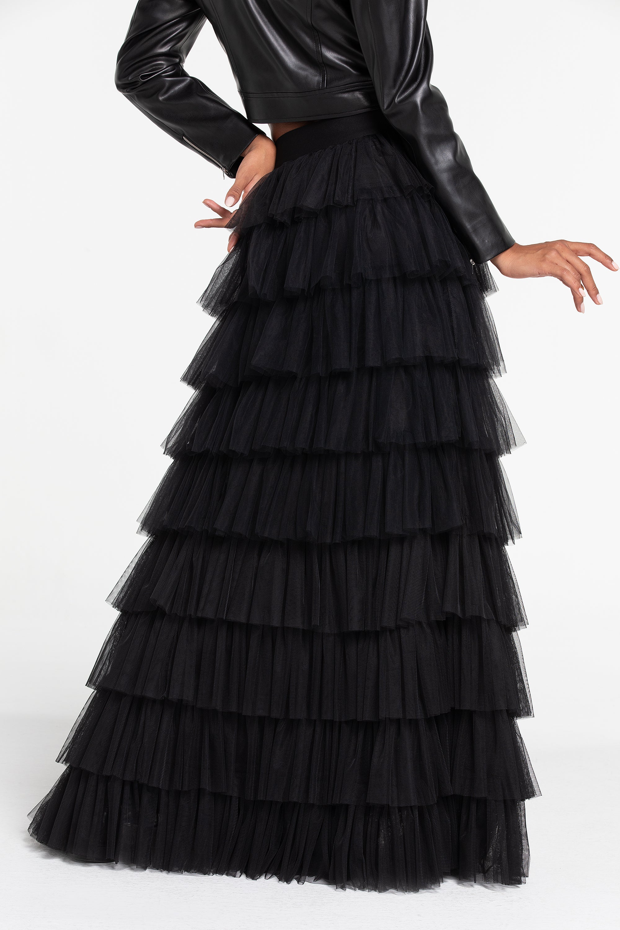 THE LAYERED LONG TULLE SKIRT (B2B)