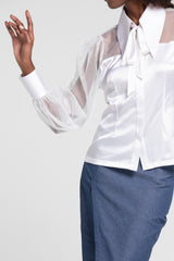 SILK ICONIC COLLAR SHIRT